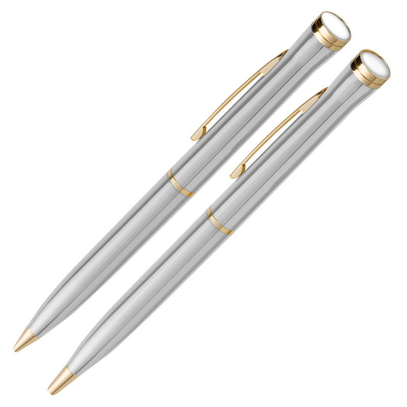 Logo Top Premier Pen and Pencil Set