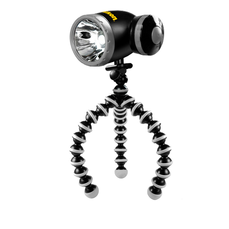 Bendable Tri-Pod Flashlight